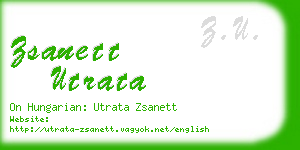 zsanett utrata business card